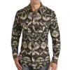 Rock N Roll Cowboy Men's Aztec Snap Shirt -Western Cowboy Store 162622 default l