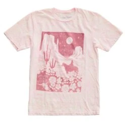 Lotus Fashion Womens Somewhere In The Wild Pink Mineral Tee