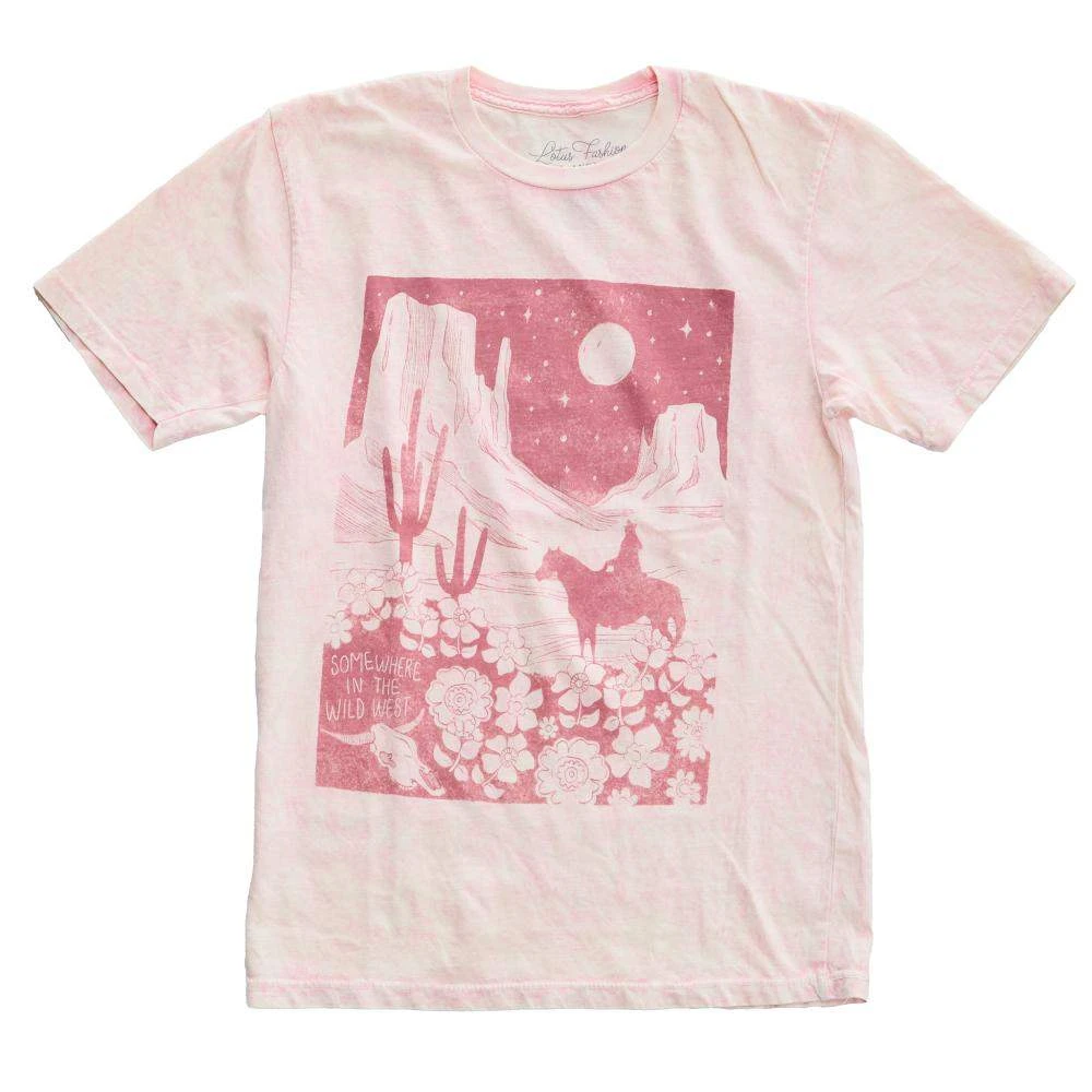 Lotus Fashion Womens Somewhere In The Wild Pink Mineral Tee 3 Lotus Fashion Womens Somewhere In The Wild Pink Mineral Tee