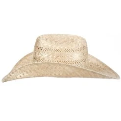 American Hats Sisal Vented Open Crown 4-1/4in. Brim Straw Cowboy Hat -Western Cowboy Store 1804S2CWHIS42 2