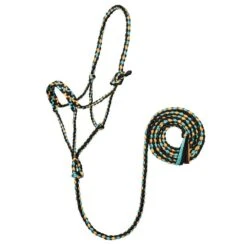Weaver Leather Braided Rope Halter With Lead -Western Cowboy Store 188307 728040
