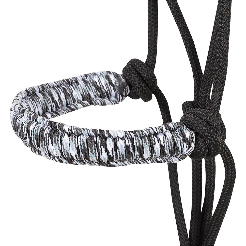 Cashel Company Black Paracord Rope Nose Halter 3 Cashel Company Black Paracord Rope Nose Halter