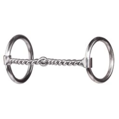 Professionals Choice Pro Twisted Wire O-Ring Snaffle Bit