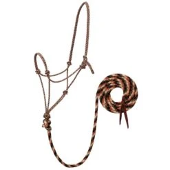 Weaver Leather Ecoluxe Bamboo Rope Halter With 10ft Lead -Western Cowboy Store 213330 658080