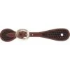 Youth Dark Basket Stamped Spur Straps -Western Cowboy Store 2145 default l