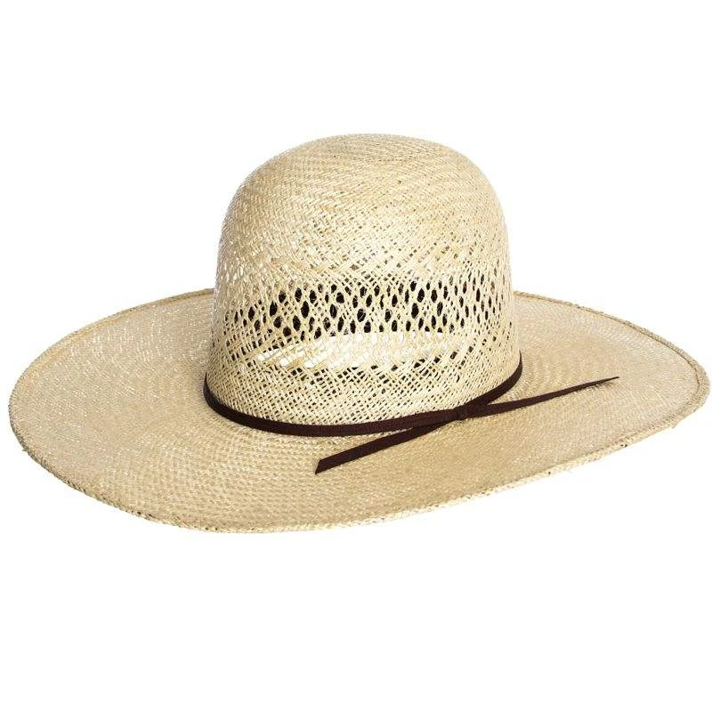 Rodeo King Jute Open Crown 4-1/2in. Brim Straw Cowboy Hat 3 Rodeo King Jute Open Crown 4-1/2in. Brim Straw Cowboy Hat