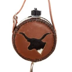 NRS Leather-Covered Canteen With Inlay 14 NRS Leather-Covered Canteen With Inlay -Western Cowboy Store 224173 710662