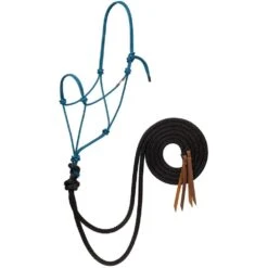 Weaver Leather Silvertip Big Sky Loping Halter With Split Reins -Western Cowboy Store 224469 711587