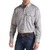 Ariat Men's Flame Resistant 'FR' Solid Grey Work Shirt