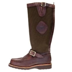 Chippewa Footwear Mens Chippewa 17` CUTTER BACK ZIP MOCC TOE SNAKE BOOT -Western Cowboy Store 23923 2
