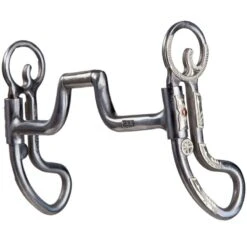Cowpuncher Loose Cheek Square Hinge Port Horse Bit