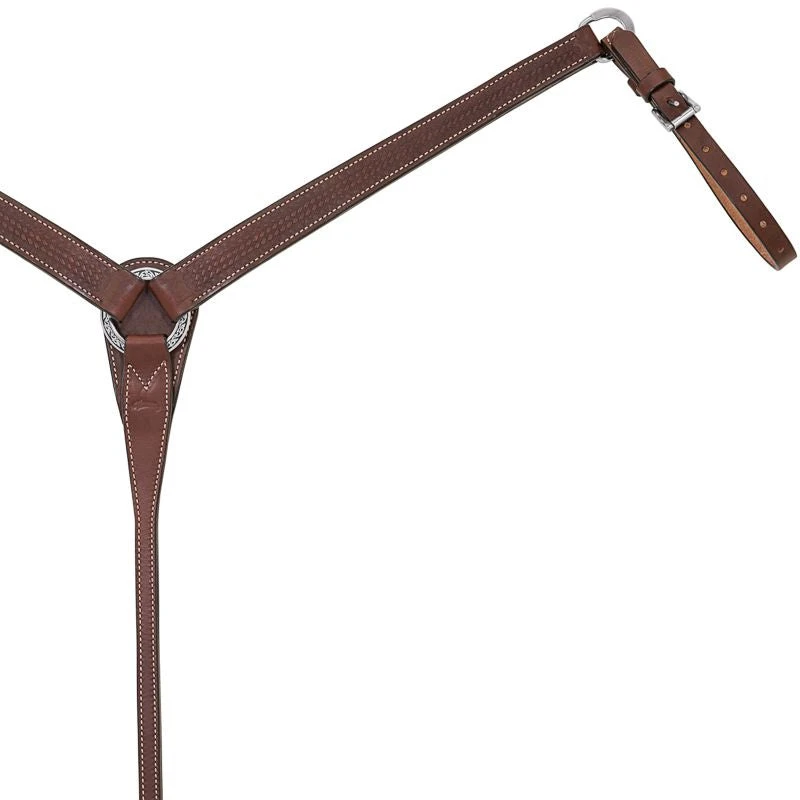 Weaver Leather Basin Cowboy Tapered Breast Collar 3 Weaver Leather Basin Cowboy Tapered Breast Collar