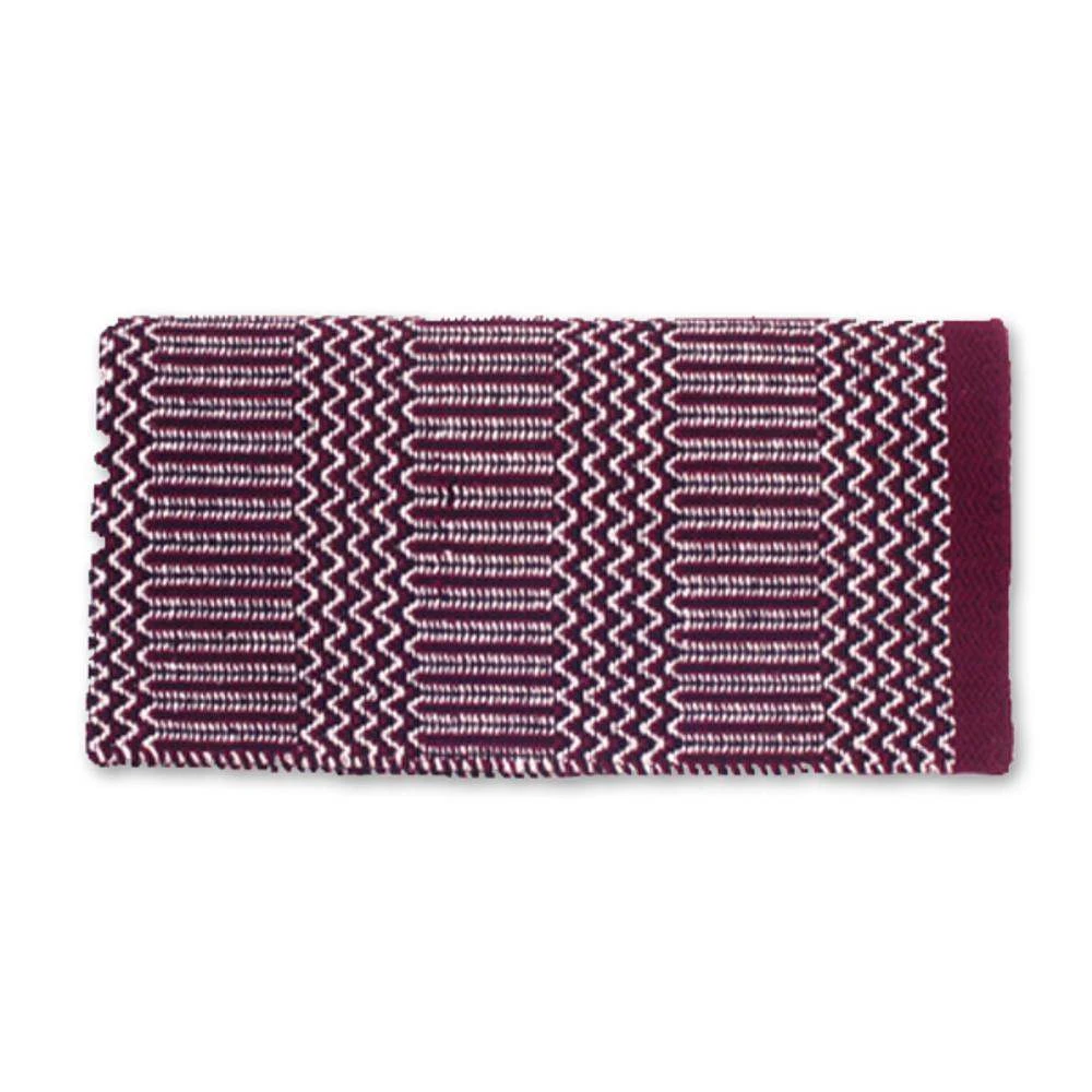 Mayatex Kiowa Saddle Blanket Burgundy 3 Mayatex Kiowa Saddle Blanket Burgundy