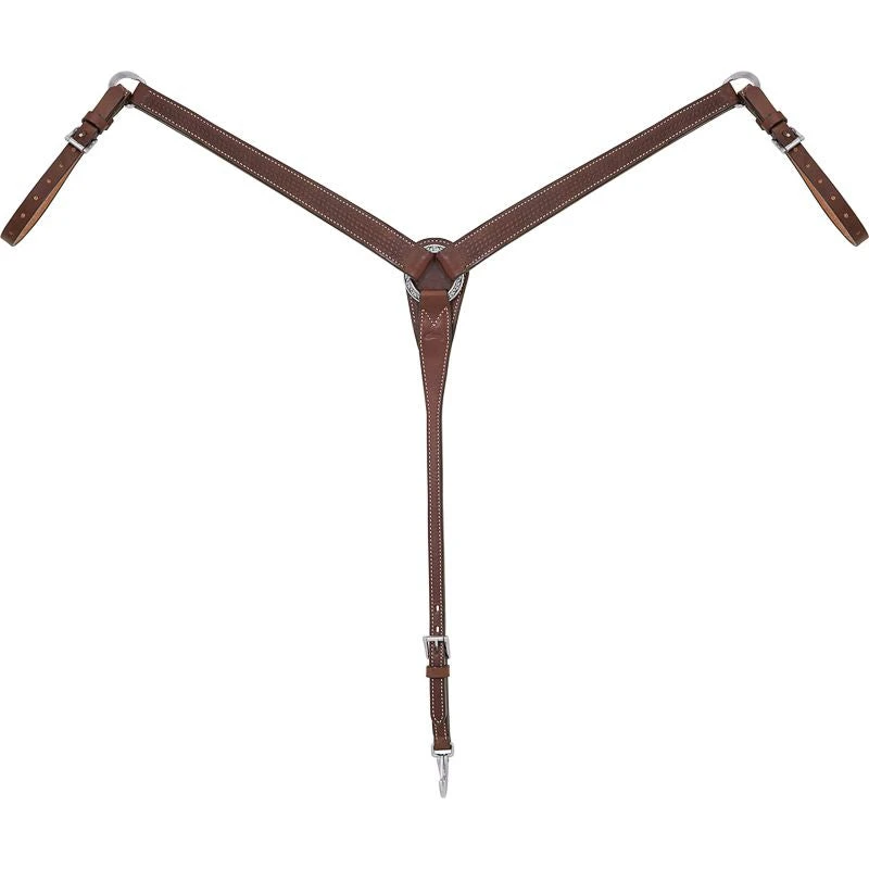 Weaver Leather Basin Cowboy Tapered Breast Collar 4 Weaver Leather Basin Cowboy Tapered Breast Collar - Image 2