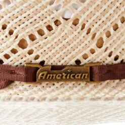 American Hats AHC 5050 Rancher Drilex 4 1/4in. Brim 2 Cord Chocolate Band Straw Cowboy Hat -Western Cowboy Store 5050RC2CCHOC42 3