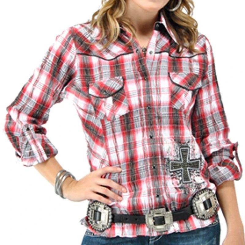 Gem Dandy Accessories Women's Black Cross Concho Belt 5 Gem Dandy Accessories Women's Black Cross Concho Belt - Image 3