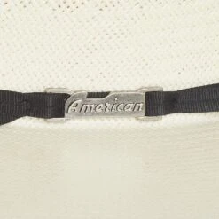 American Hats Solid Weave Fancy Vent 4in. Brim Straw Cowboy Hat -Western Cowboy Store 7210S2CBLK4 41