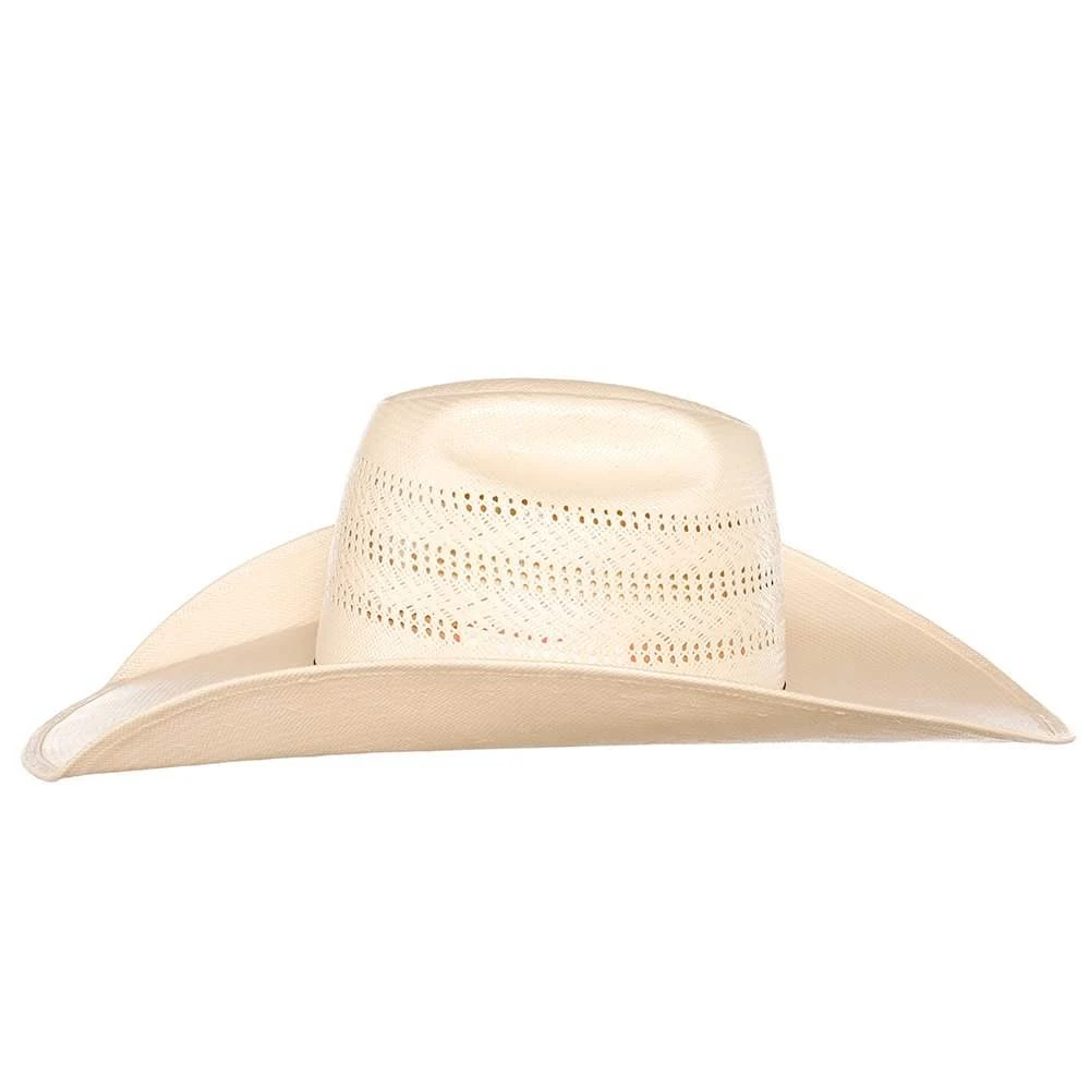 American Hats Triple Fancy Vented Ivory 5in. Brim Straw Hat 5 American Hats Triple Fancy Vented Ivory 5in. Brim Straw Hat - Image 3