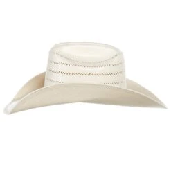 American Hats AHC 7410 Rancher Drilex Vented Solid Weave Fancy Ivory 4 1/4in. Brim Cowboy Hat -Western Cowboy Store 7410RC2CBLK42 2