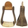 NRS Deluxe Rawhide Covered Wood Bell Stirrups -Western Cowboy Store 7569 default l