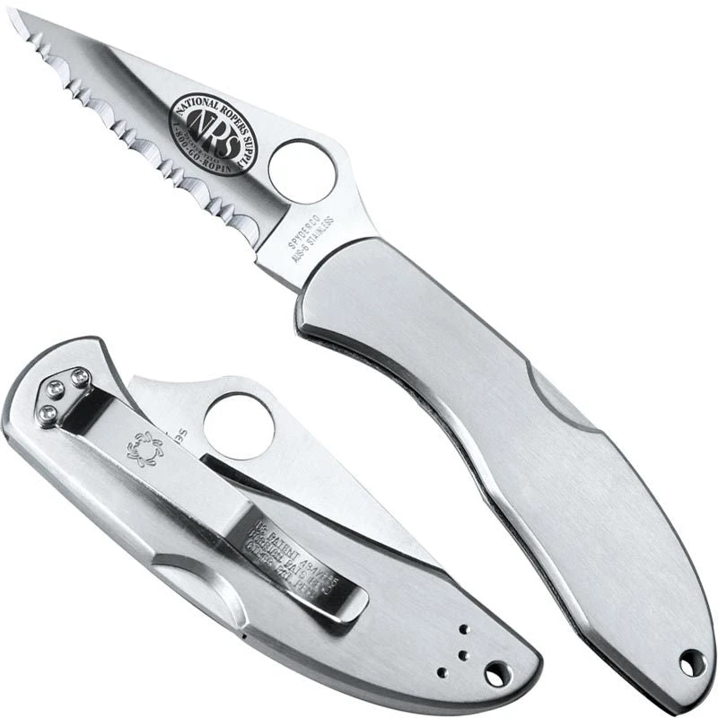 Spyderco Delica 4 Serrated Edge Pocket Knife 3 Spyderco Delica 4 Serrated Edge Pocket Knife