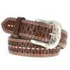 Western Fashion Men's NRS Tooled Single Stitch Belt -Western Cowboy Store 77419 default l