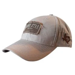 Men's Lone Star Rope Co Khaki Patch Cap