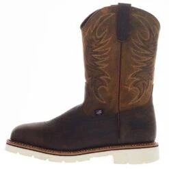 Weinbrennerusa Thorogood Men's Square Wellington Pebble Brown Steel Toe Boot -Western Cowboy Store 804 4331 03