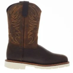 Weinbrennerusa Thorogood Men's Square Wellington Pebble Brown Steel Toe Boot -Western Cowboy Store 804 4331 05