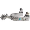 Professionals Choice Ladies Silver Feather And Turquoise Dot Spur -Western Cowboy Store 85589 default l