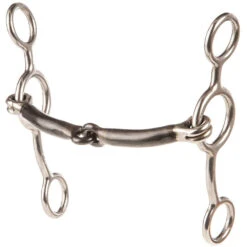 Reinsman Smooth Sweet Iron Junior Cowhorse Gag Bit