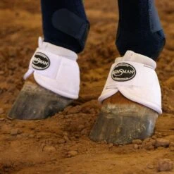 Reinsman Apex Protective Bell Boots -Western Cowboy Store 9125 WHT 03