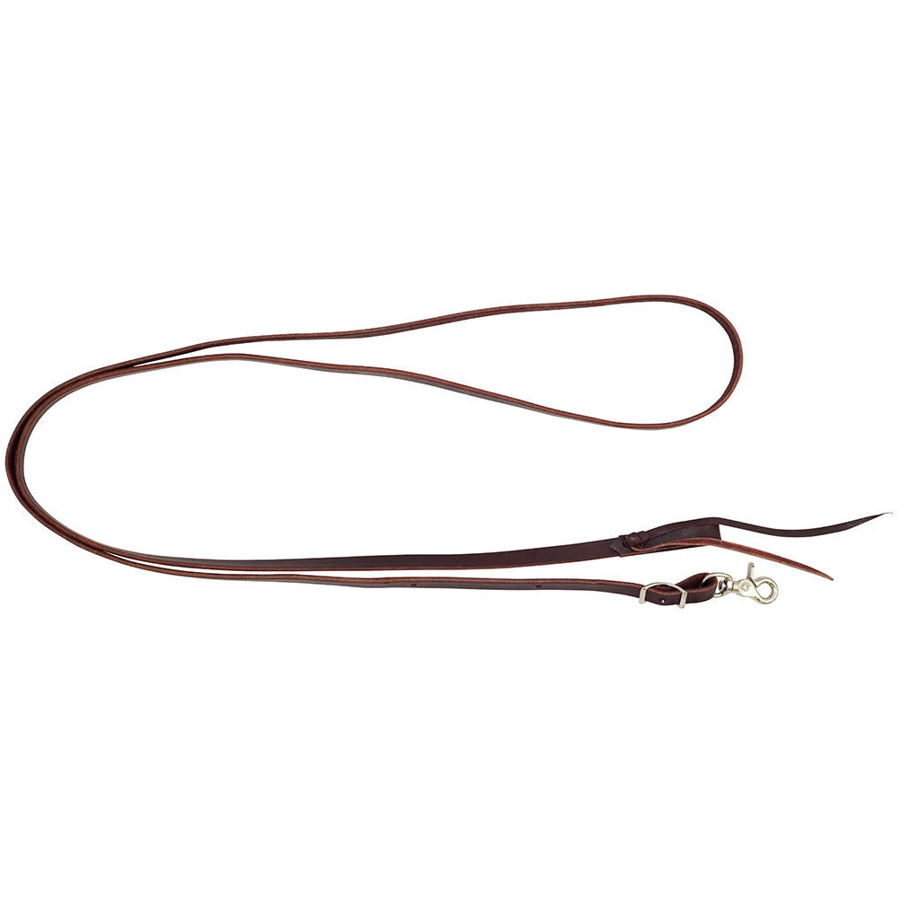 Cowboy Tack 5/8” X 8’ Latigo Roping Rein 3 Cowboy Tack 5/8” X 8’ Latigo Roping Rein