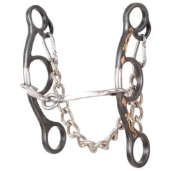 Classic Diamond Short Shank O Ring Square Snaffle Bit