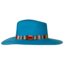 Women's M+F Turquoise With Serape Band Fashion Hat -Western Cowboy Store 98T7891233 2