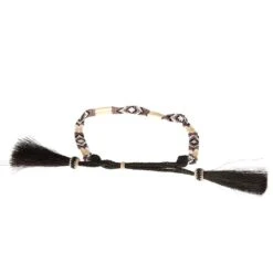 Austin Accent Inc. Bone/Bead W/Tassel Pink/White Hat Band -Western Cowboy Store BS12BO W 2