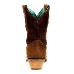 Corral Women's Corral Brown Conchos Ankle Boot -Western Cowboy Store C3586 3