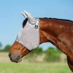 Cashel Company Crusader Patterned Horse Fly Mask With Ears -Western Cowboy Store CFMHSE 23 TUN
