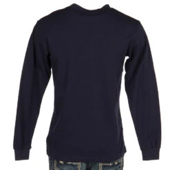 Rasco Fr Mens Long Sleeve FR NavyTee Shirt -Western Cowboy Store FR0501NV 3