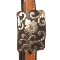 Cowperson Tack 3/4 Inch Basket Stamp With Dots Slit Ear Headstall -Western Cowboy Store HS34 RCB284 11
