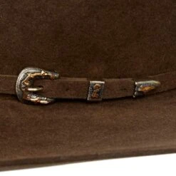 Jw Brooks Custom Hats Saddle 8.5oz Work Horse 5in. Brim Felt Cowboy Hat -Western Cowboy Store JWB 100X8.5SADDLE5 2