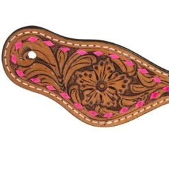 Rafter T Ranch Company Youth Floral Spur Strap With Buckstitching -Western Cowboy Store KSS429 3