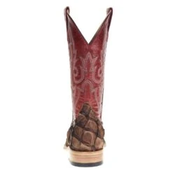 Macie Bean Women's Top Hand Tan Big Bass Red Top Cowgirl Boots 10 Macie Bean Women's Top Hand Tan Big Bass Red Top Cowgirl Boots -Western Cowboy Store M2007 3