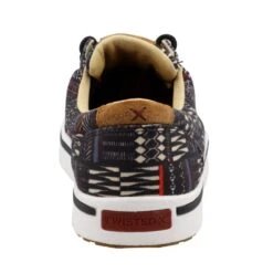 Twisted X Men`s Twisted X Black Multi Aztec Kicks 11 Twisted X Men`s Twisted X Black Multi Aztec Kicks -Western Cowboy Store MCA0051 4
