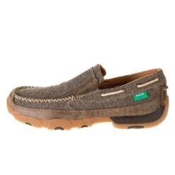 Twisted X Mens Dust E Slip On Boat Shoe MDMS012 9 Twisted X Mens Dust E Slip On Boat Shoe MDMS012 -Western Cowboy Store MDMS012 2