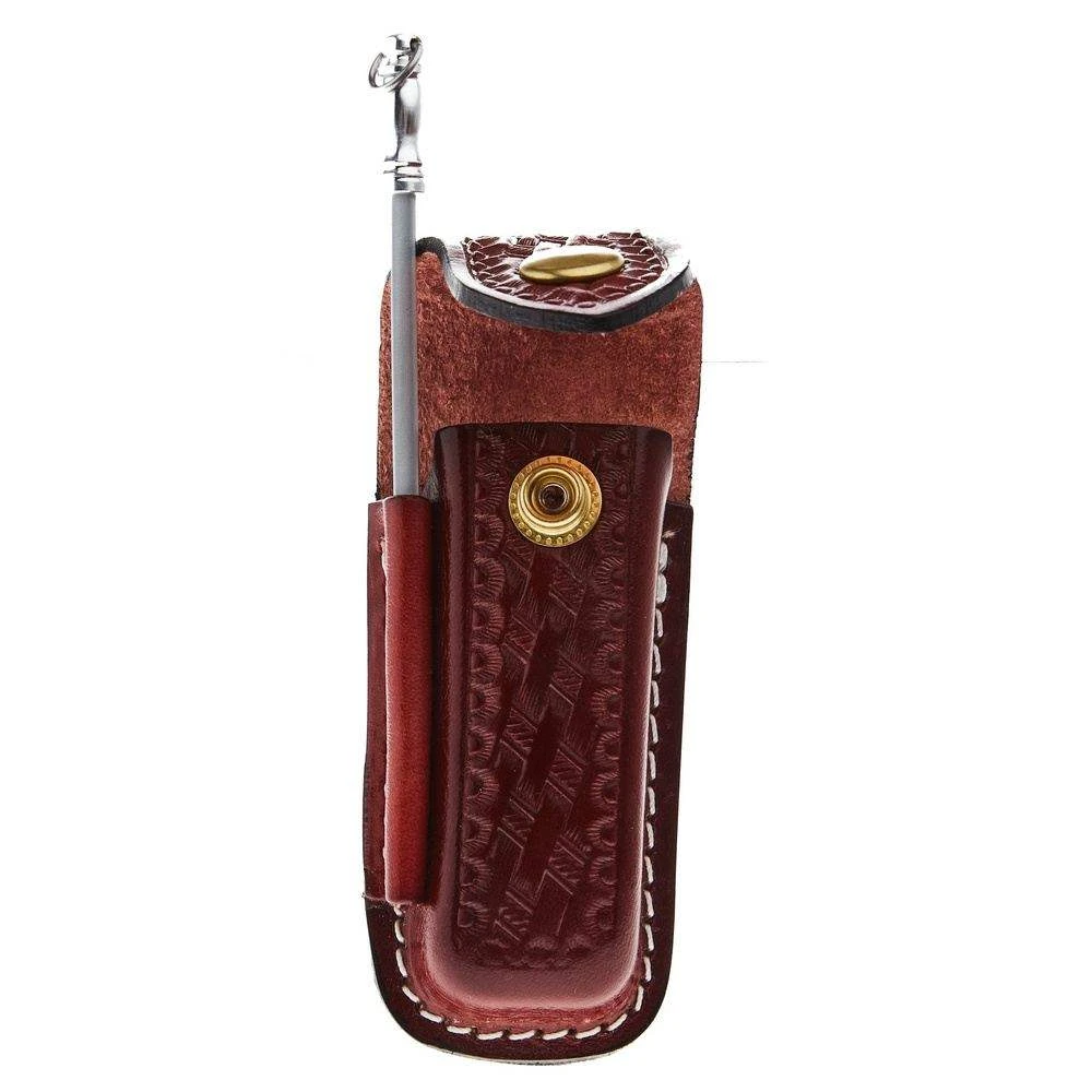 Victorinox Swissarmy Zermatt Pouch With Steel, Medium Brown Leather 4 Victorinox Swissarmy Zermatt Pouch With Steel, Medium Brown Leather - Image 2