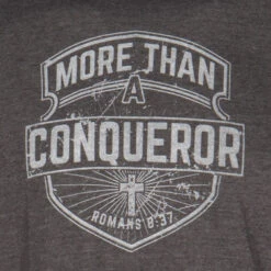 Cinch More Than A Conqueror Charcoal T-Shirt -Western Cowboy Store MTACVCHAR 1