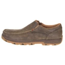 Twisted X Men's CellStretch Brown Bomber Casual Slip On Shoe -Western Cowboy Store MXC0003 2