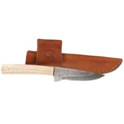 Nrs Ranch Knives Cowtown Knife Eldorado W/ Plain Horizontal Sheath -Western Cowboy Store NRS EKPHS 5