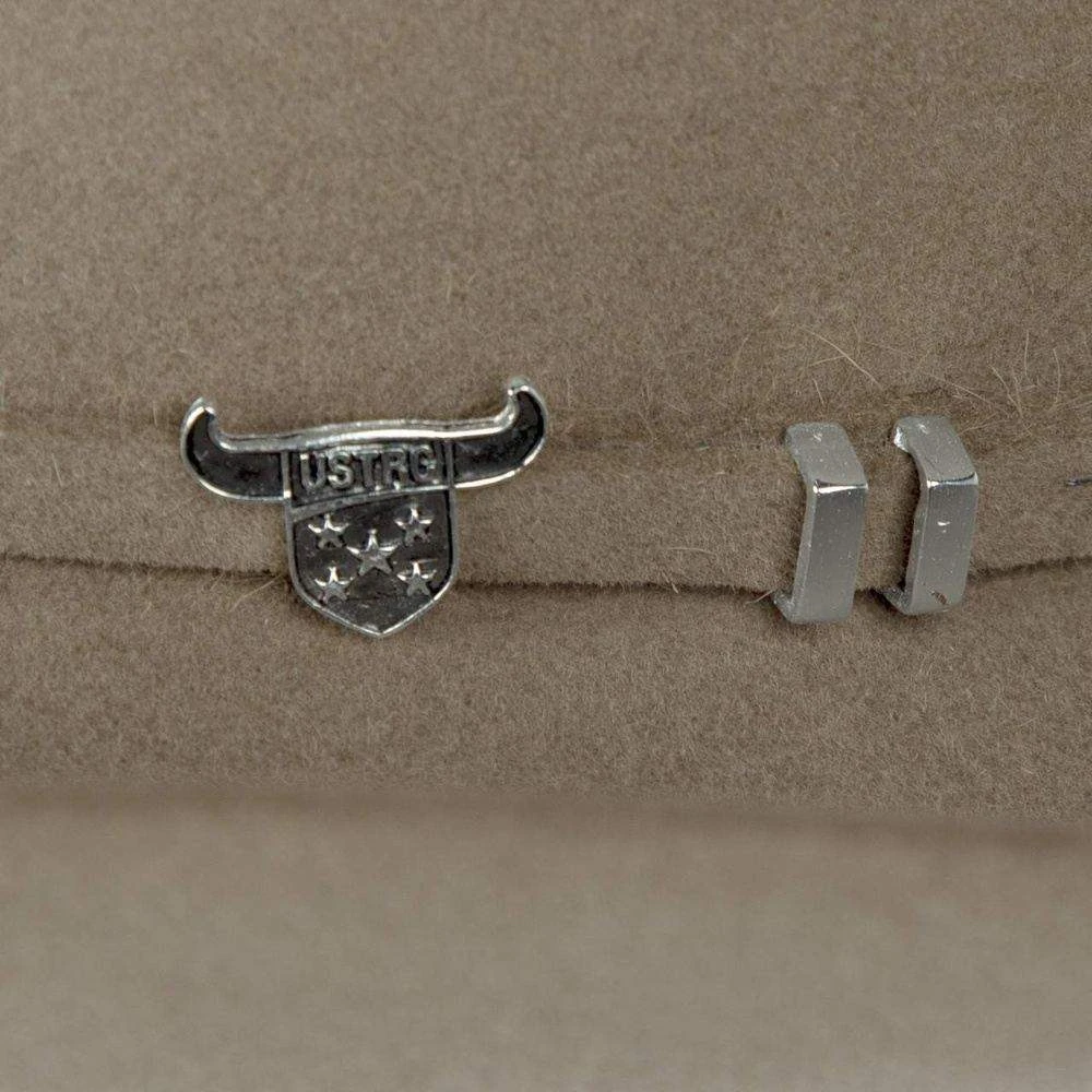 Resistol Resistol USTRC 6X Stone 4 1/4in. Brim Open Crown Felt Cowboy Hat 6 Resistol Resistol USTRC 6X Stone 4 1/4in. Brim Open Crown Felt Cowboy Hat - Image 4